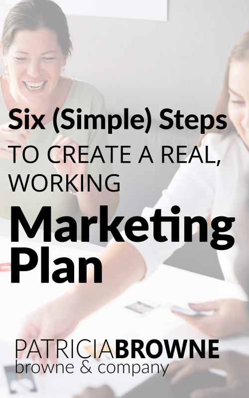 six simple steps marketing plan Pintersest
